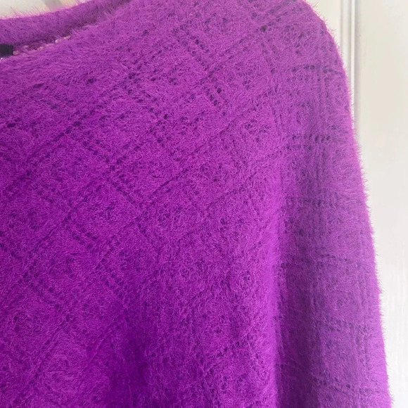 🩷”Oliver O” NWT Vibrant Purple 3/4 Sleeve Super Soft Sweater Size M💜 - Picture 5 of 11
